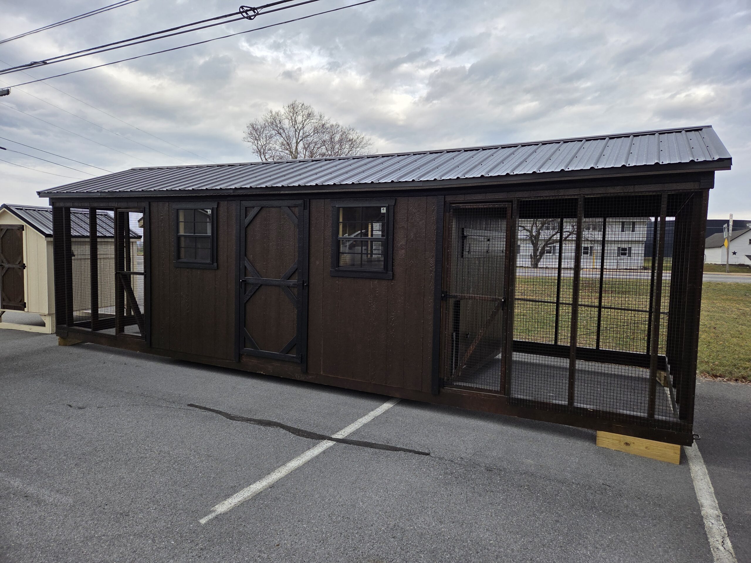 Double Run Chicken Coop