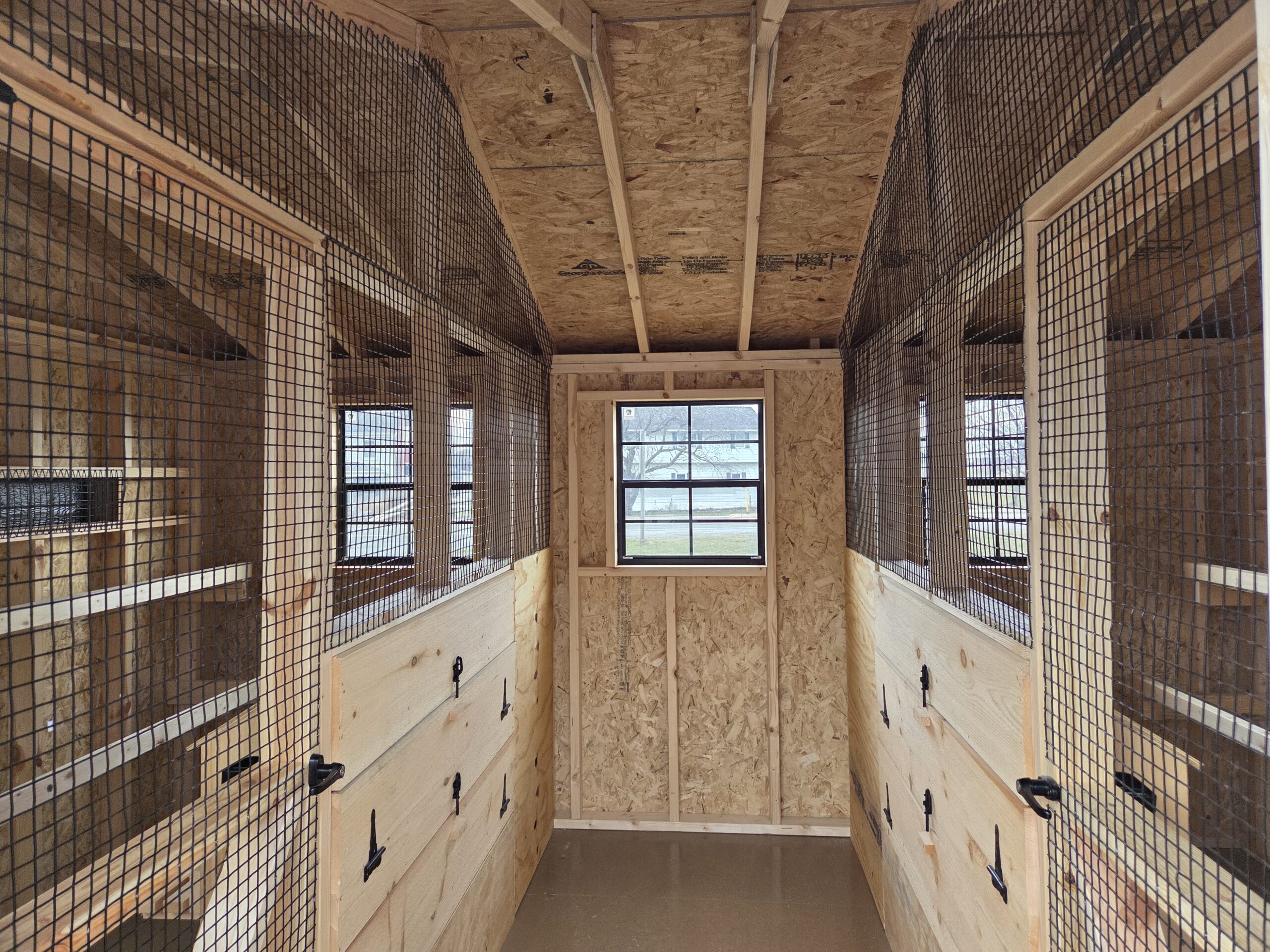 Double Run Chicken Coop