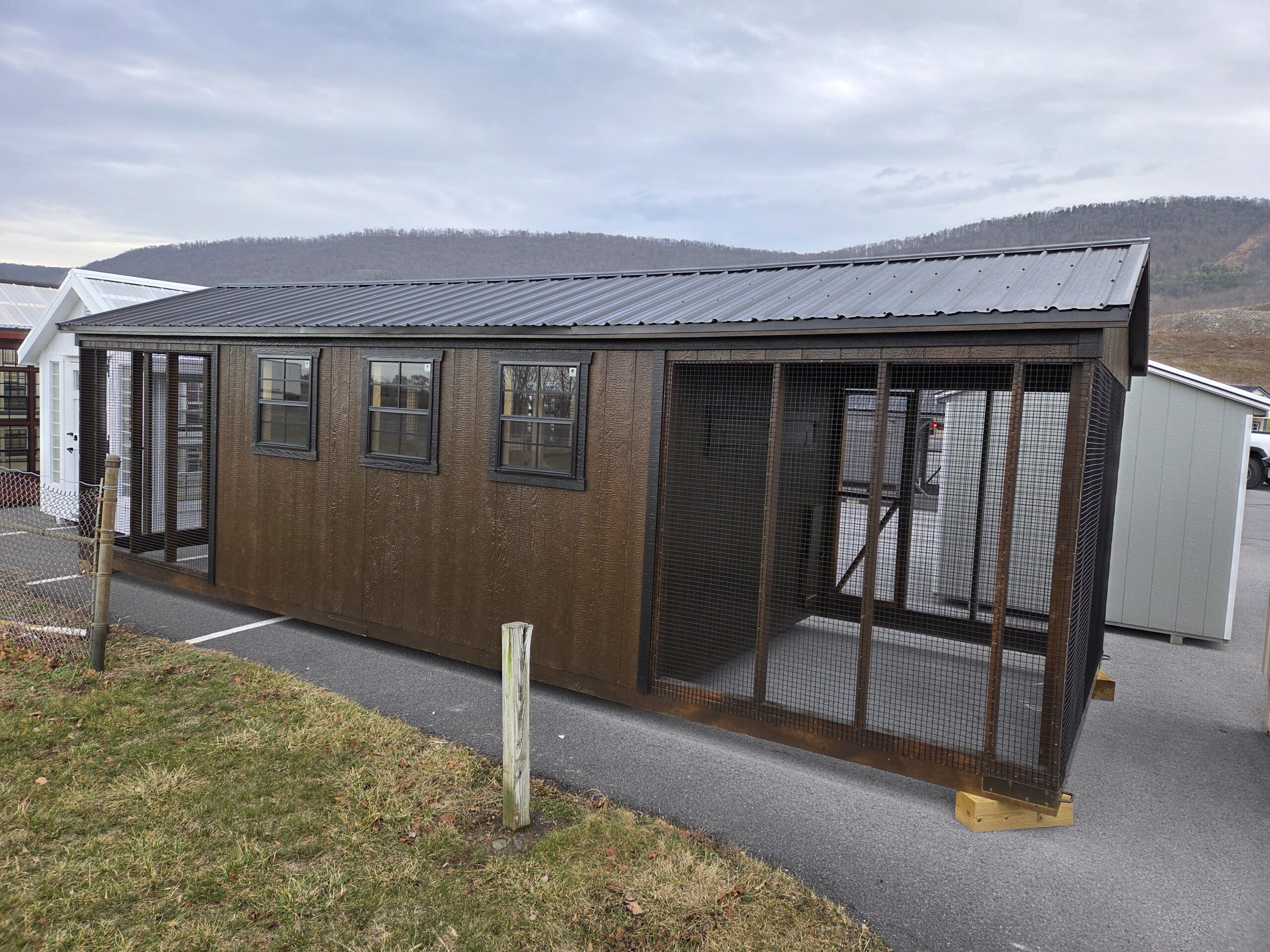 Double Run Chicken Coop